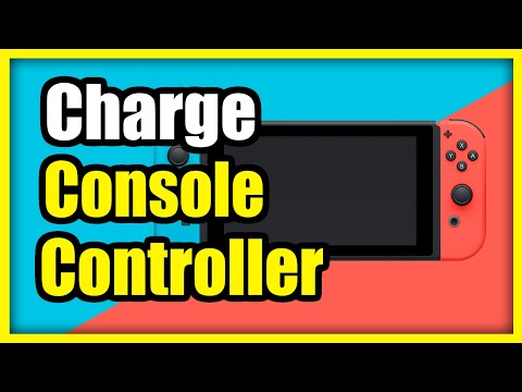 How to Charge Nintendo Switch Console & Controllers (Full Battery)