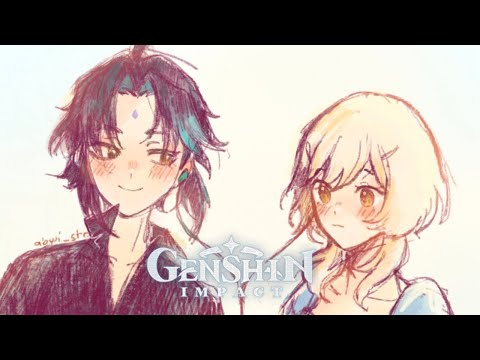 Xiao and Lumine's height difference | Genshin Impact Comic Dub