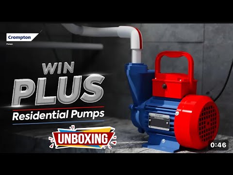 CROMPTON 💥 WIN PLUS ✨ 1HP PUMP  UNBOXING 💫 || NEW PUMP 2024 ⚡️