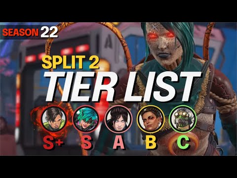 NEW LEGENDS TIER LIST for Season 22 Split 2 - BEST and WORST Legends - Apex S22 Meta Guide