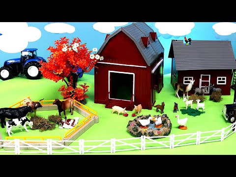 Fun Farm Little Diorama and Barnyard Animal Figures