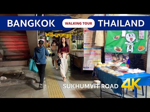 THAILAND BANGKOK 2023 🇹🇭 Sukhumvit Road Night walk 4k