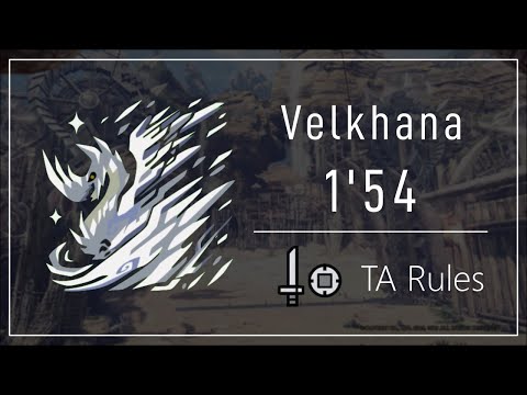 MHWI PC | Velkhana SnS 1'54 - TA Rules (USJ Event Quest)