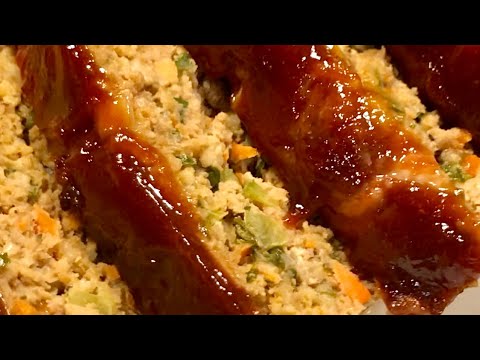 Ground Turkey Meatloaf with Brown Sugar Glaze