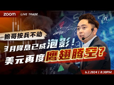 Live Trade 059 by VT 3月降息已泡汤？依然获利 1.5k美元的红包！