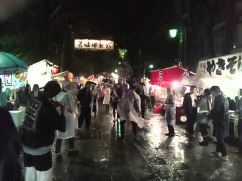 2012/10/18 雑司ヶ谷・鬼子母神　雨に打たれてお会式参詣　"和平睦"