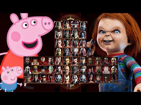 Mortal Kombat 9 - PEPPA PIG & CHUCKY - Expert Tag Ladder - Gameplay @(1080p) - 60ᶠᵖˢ ✔