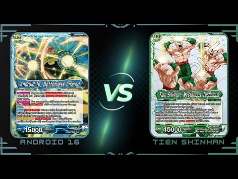 Android 16 vs Tien : Dragon Ball Super Masters Set 24 Locals