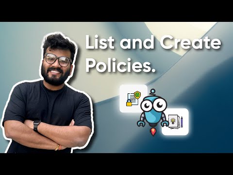 List and create custom policies to secure your AWS environment using Kubiya