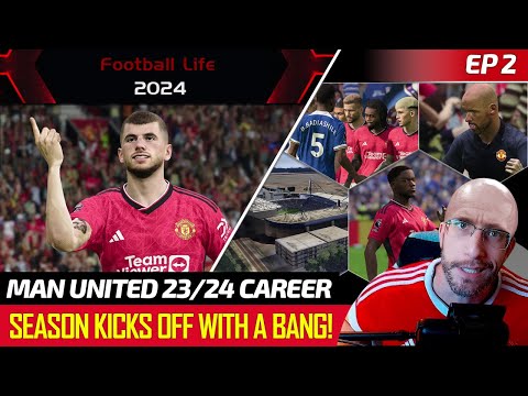 [TTB] MAN UNITED CAREER EP2 - SEASON KICKS OFF! - TOUGH START TAKING ON CHELSEA!