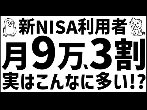 【新NISA】金融庁最新データが意外だった※年代別データ【格差社会】