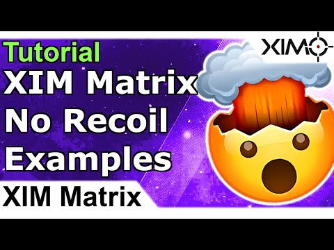 XIM Matrix - Natural No Recoil Examples - XIM Matrix Anti Recoil Smart Action Examples