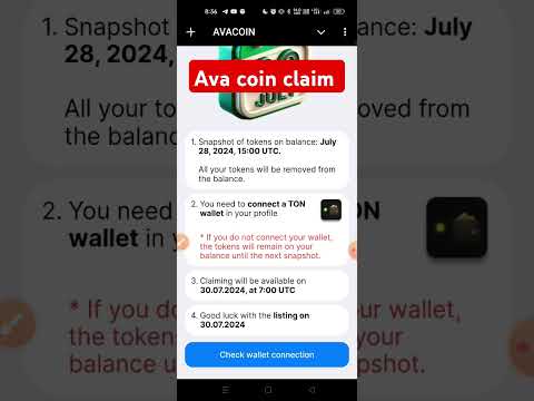 ava coin withdrawal #avacoin #shortvideos #short #viralshort