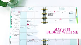 Monthly Budget With Me: May 2019 #budgeting #budgetwithme #happyplanner