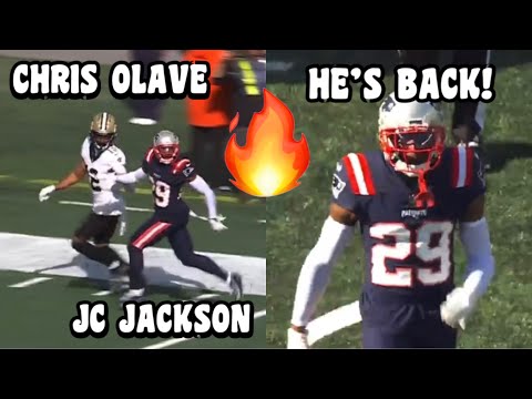 JC Jackson Patriots ‘DEBUT’ Vs Chris Olave & Michael Thomas 🔥 Saints Vs Patriots 2023 highlights