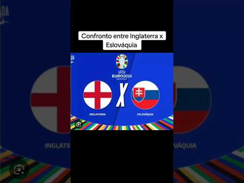 Confronto entre Inglaterra x Eslováquia #inglaterra #eslováquia #eurocopa2024