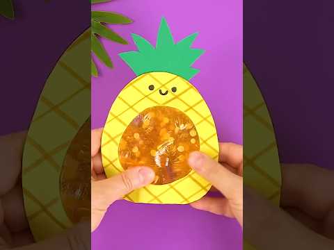 DIY Pineapple Squishy with SLIME