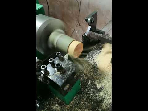 Wood processing of automatic lathes #woodcarving #woodworking