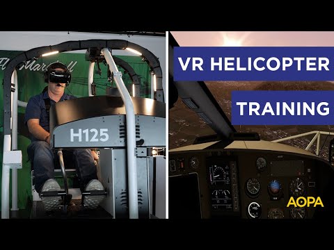 VR autorotation with Loft Dynamics full-motion simulator