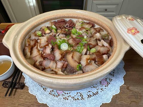 [ 滑雞腊味煲仔飯 ] - 傳統美食，簡單方便快捷，營養美味可口，適合一家老少。