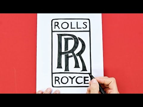 How to draw Rolls Royce Logo