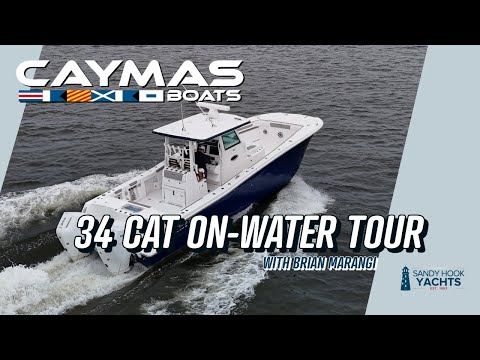 On-Water Showcase: Unleash the Ultimate Fishing Machine - In-Stock Caymas 34 CT Tour!