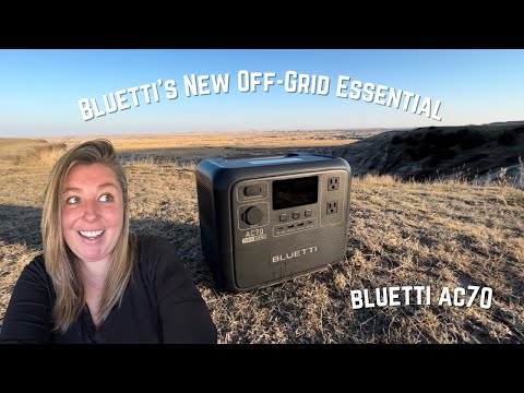 The New Bluetti AC70! This affordable power station packs a punch!