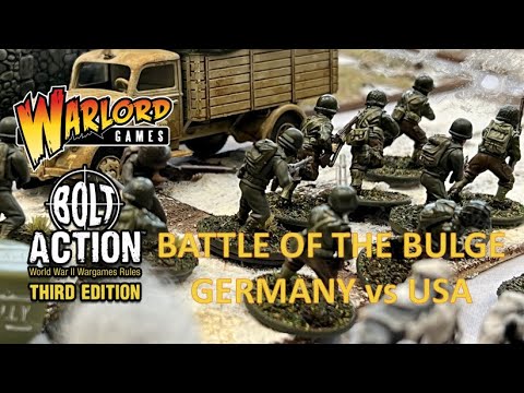 Battle of the Bulge Germans vs USA winter battle 1000 points Bolt Action 3rd edition