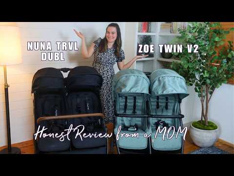 Nuna TRVL dubl vs Zoe Twin V2 | Which is the Better Side-by-Side Double Stroller? | Honest Review