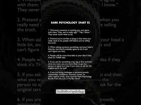 Dark Psychology #psychology #manipulation