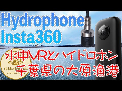 【水中360°VRとハイドロホン】千葉県の大原漁港