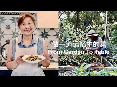 SUB)  清理花园里的残花｜做一道记忆中的菜肴｜分享种苋菜的体会和经验｜怎样区别牛角椒和泡椒｜Clean Up The Garden｜From Garden To Table