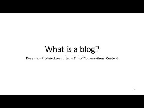 Difference between a website and a blog