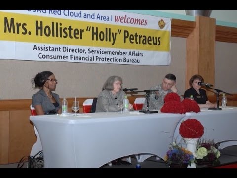 AFN Casey - Spotlight Korea - Holly Petraeus speaks to Soldiers about finances