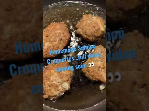 Homemade Salmom Croquettes