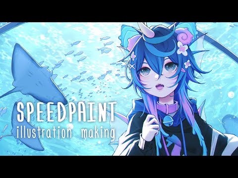 aquarium ✦ speedpaint【CLIP STUDIO PAINT】