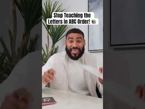 Parents: Stop Teaching the Letters in ABC Order! #shorts #learninglettersounds