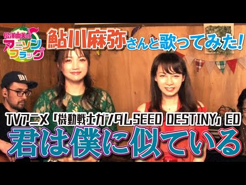 【 機動戦艦ガンダムSEED DESTINY 】『君は僕に似ている』を鮎川麻弥さんと松澤由美のコラボで歌っていただいた！【 アニフラ 】