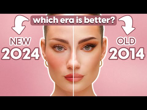 Makeup Trends of 2024 Vs 2014 | Battle of the Eras... Which Side Wins?