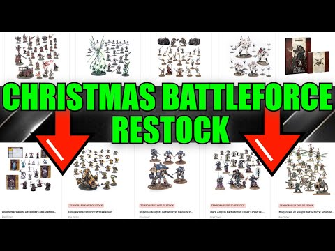 NOBODY NOTICED... ANOTHER ROUND!!! Warhammer Christmas BATTLEFORCE Coming Back! 40k #New40k #NewAoS