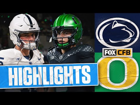 No. 1 Oregon Ducks vs. No. 3 Penn State Nittany Lions Highlights | FOX College Football