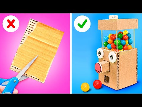 BRILLIANT CARDBOARD IDEAS || Awesome Phone Hacks And Tricks By 123GO!GOLD