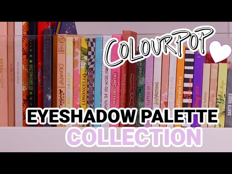 MY COLOURPOP EYESHADOW PALETTE COLLECTION