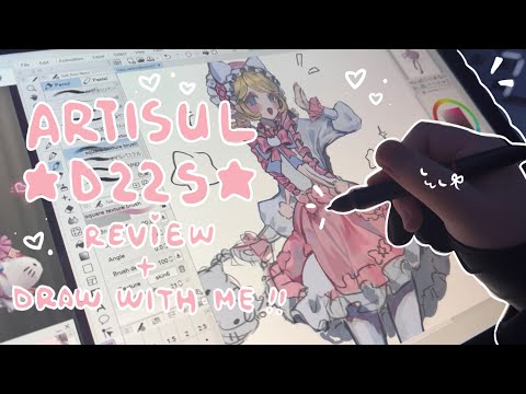 🎀 Artisul D22S review + Draw with me!! ♡ Hello Kitty Emma — Identity V【Clip Studio】