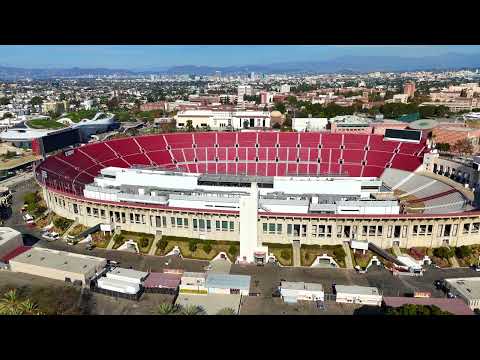 Best Drone Filming - Los Angeles Memorial Coliseum