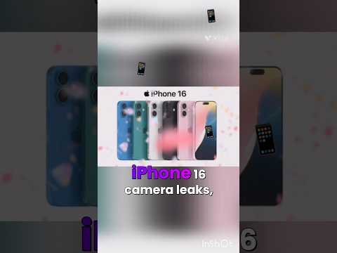 iPhone 16 Camera Leaks Revealed: What to Expect!#shorts #iphone16 #iphone16leaks #iphone16camera #yt