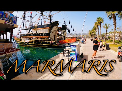 Marmaris Walking Tour April 2022 | Most Beautiful Places in Turkey, Drone views [4K] #travel #top