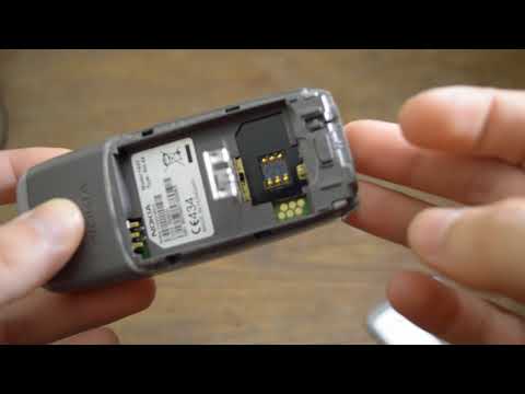 How To Open NOKIA 1600 Remove And Insert The Battery