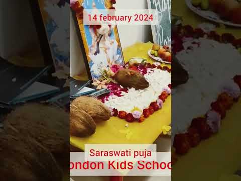 saraswati puja #14february #london kidsschool#cutekids #bestplatform #shortsvideo