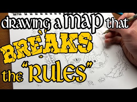 A Map that Breaks All the Rules (Fantasy Mapmaking)